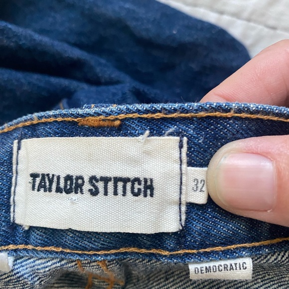 Taylor Stitch Democratic Deep Blue Straight Jeans - Picture 2 of 11